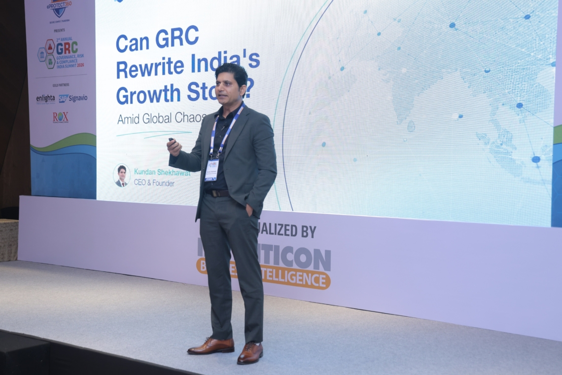 CEO Kundan Shekhawat at the 2nd Annual GRC India Summit 2026 in Mumbai, where Ascent led conversations on the future of intelligent GRC. 